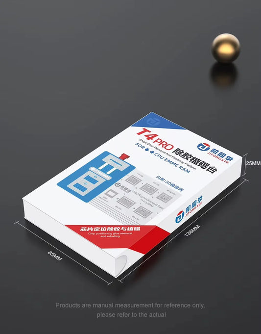 JTX T4 Max Chip Glue Removal and Reballing Platform with 102 Stencils