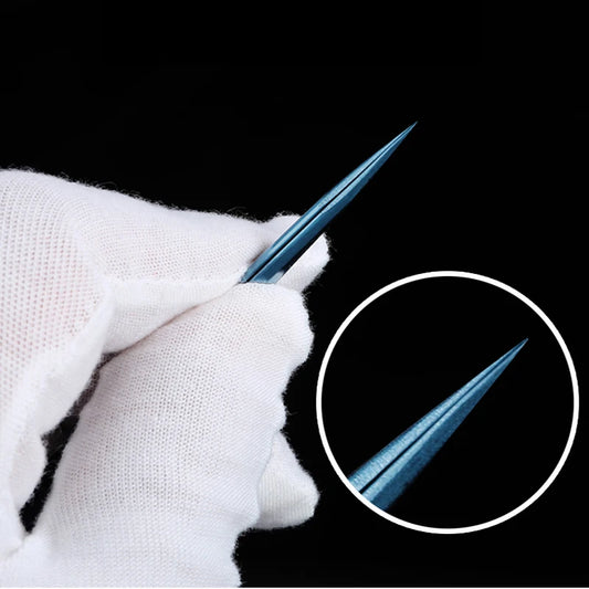 Pinzas de precisión MECHANIC de 14 cm para SMD, azul / rojo / negro / dorado