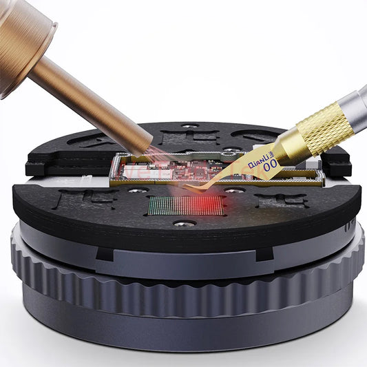 Qianli IPinch IC Chip Motherboard Fixture Universal Temperature Resistant Mainboard Holder Turnable Glue Removal Double Axis Too