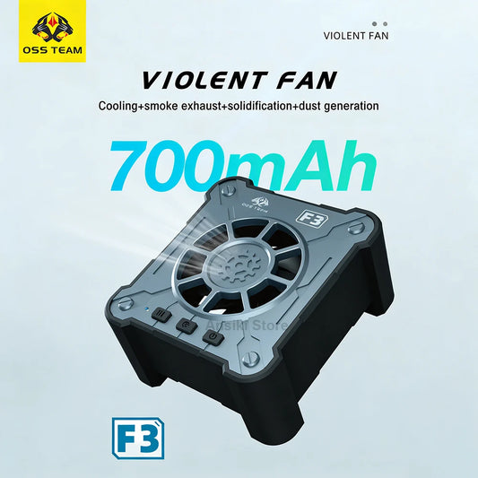 Ventilador de curado y enfriamiento UV OSS F3, enfriamiento en 3 segundos para reparación de teléfonos, soldadura de PCB, extracción de humo, herramienta de disipación de calor y enfriamiento rápido