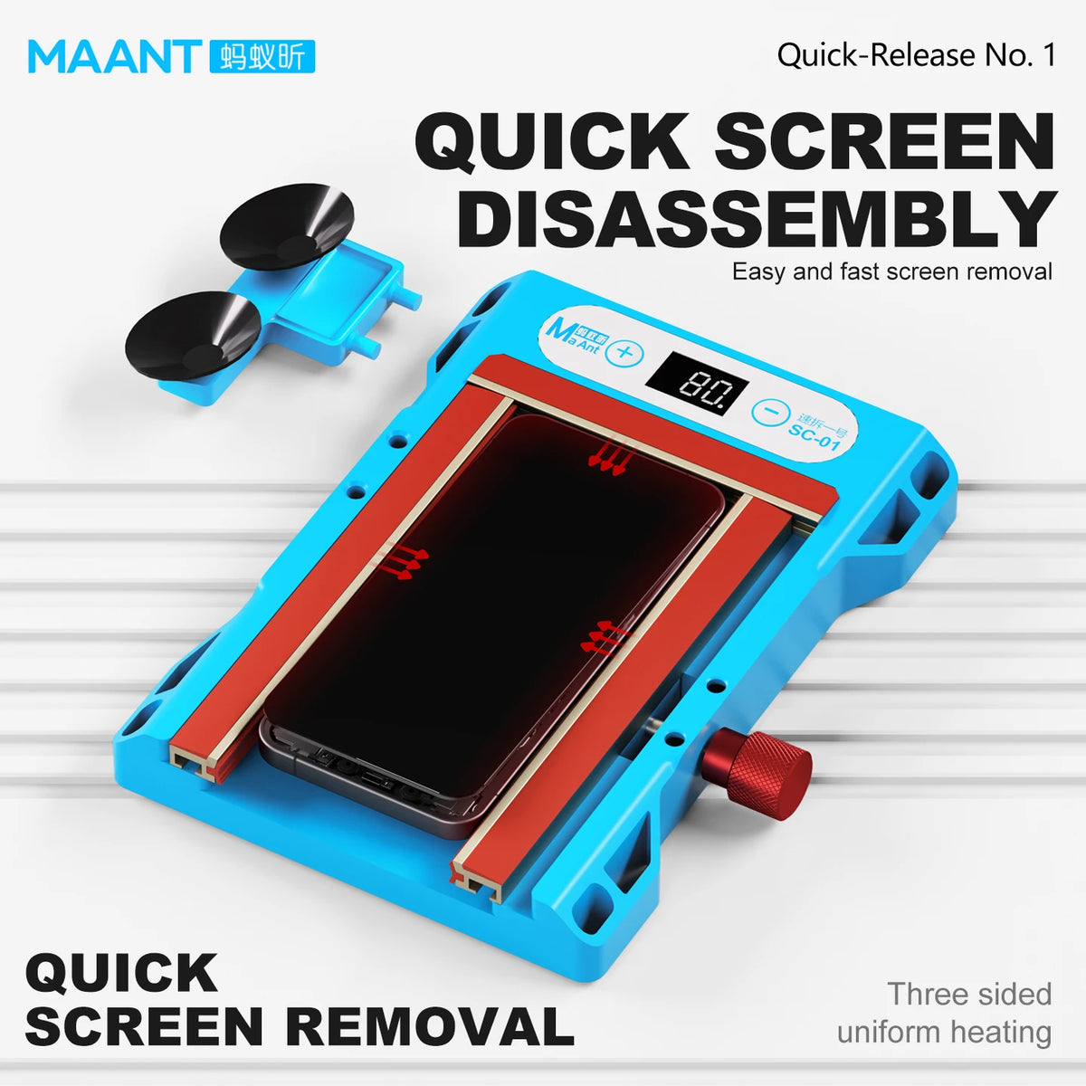 MAANT SC-01 Heated Phone Screen and Frame Separator, 20-100°C
