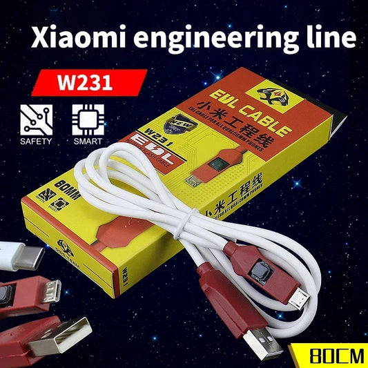 Cable OSS Deep Flash para modo 9008 EDL, cable de puerto abierto con adaptador tipo C para Redmi Xiaomi, herramienta de reparación de teléfonos móviles para técnicos
