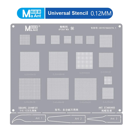 MAANT iPhone CPU/NAND BGA Reballing Stencil Options