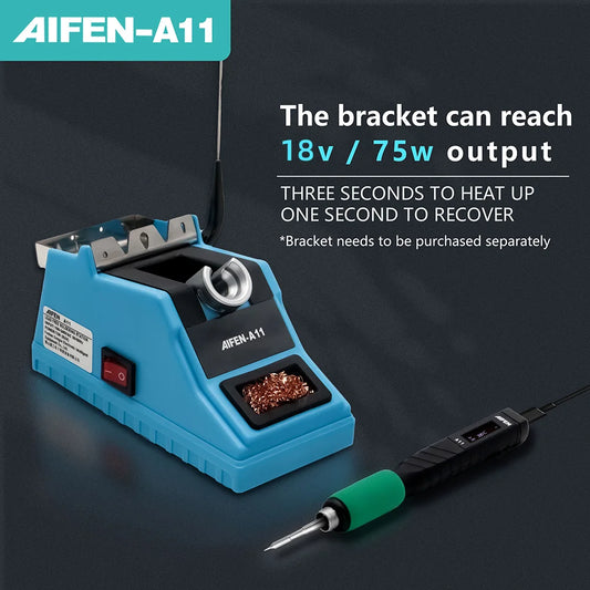Estación de soldadura USB AIFEN A11 compatible con punta de soldador original 210, mango con control de temperatura, estación de soldadura y retrabajo