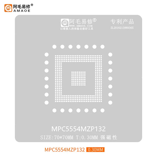 Kit de plataforma de reballing BGA magnética para ECU AMAOE TriCore TC1797 / TC1796 y MPC5554