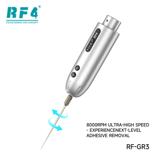 RF4 RF-GR3 / RF-GR3S Electric Glue Remover, 4-Speed, USB-C