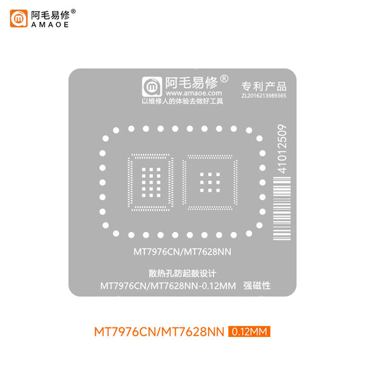 Plataforma magnética de reballing AMAOE MT7976CN/MT7628NN