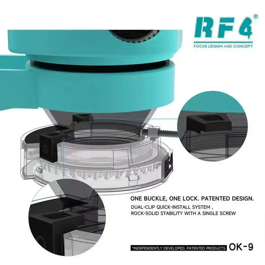 RF4 RF-OK-9 144-LED Microscope Ring Light