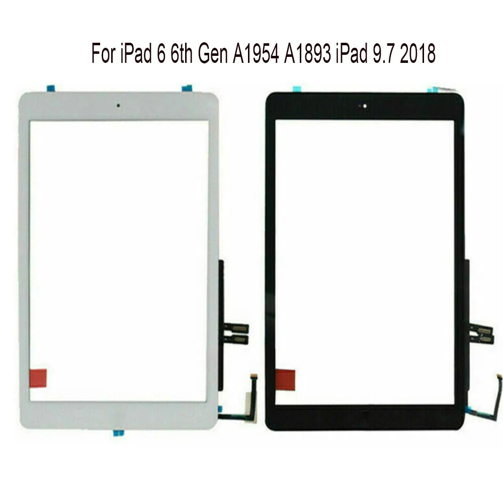 For iPad 9.7 2018 For iPad 6 6th Gen A1954 A1893 LCD Outer Touch Screen Digitizer Front Glass Display Touch Panel Replacement