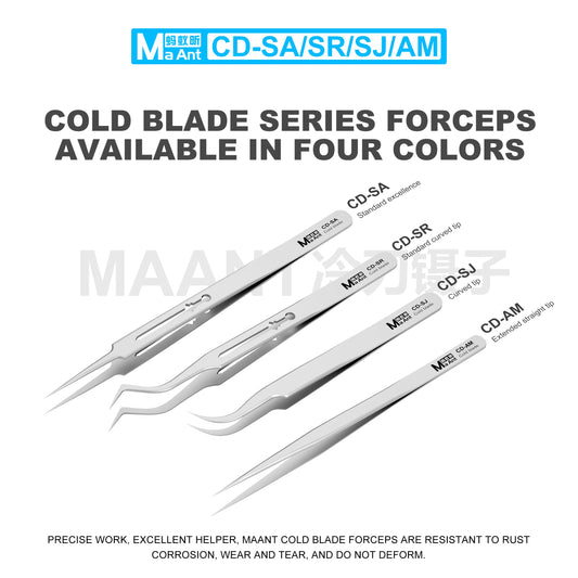 MAANT Cold Blade CD-Series Precision Tweezers