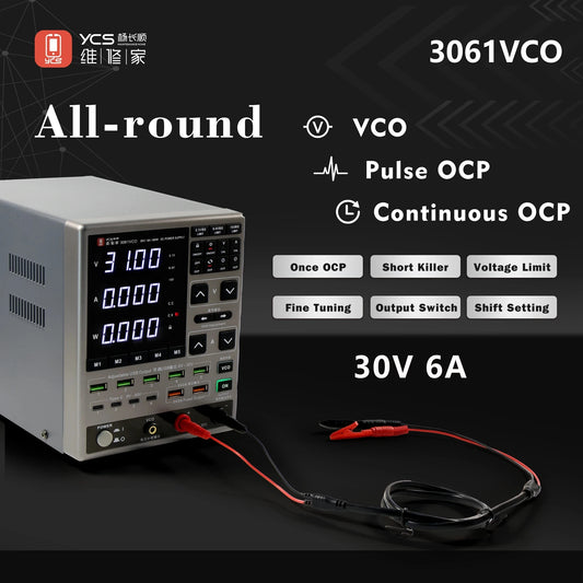 YCS 3061 VCO 30V 6A DC Power Supply and Digital Ammeter
