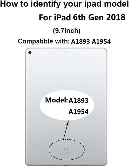 For iPad 9.7 2018 For iPad 6 6th Gen A1954 A1893 LCD Outer Touch Screen Digitizer Front Glass Display Touch Panel Replacement