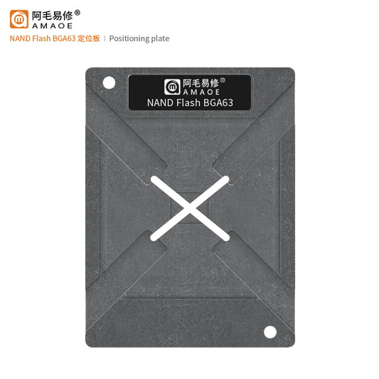 Plataforma magnética de reballing para memoria flash NAND AMAOE BGA63