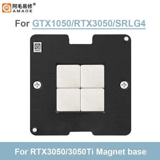 Plataforma magnética de reballing BGA AMAOE para GPU RTX 3050 / 3050 Ti (GN20-P0-A)