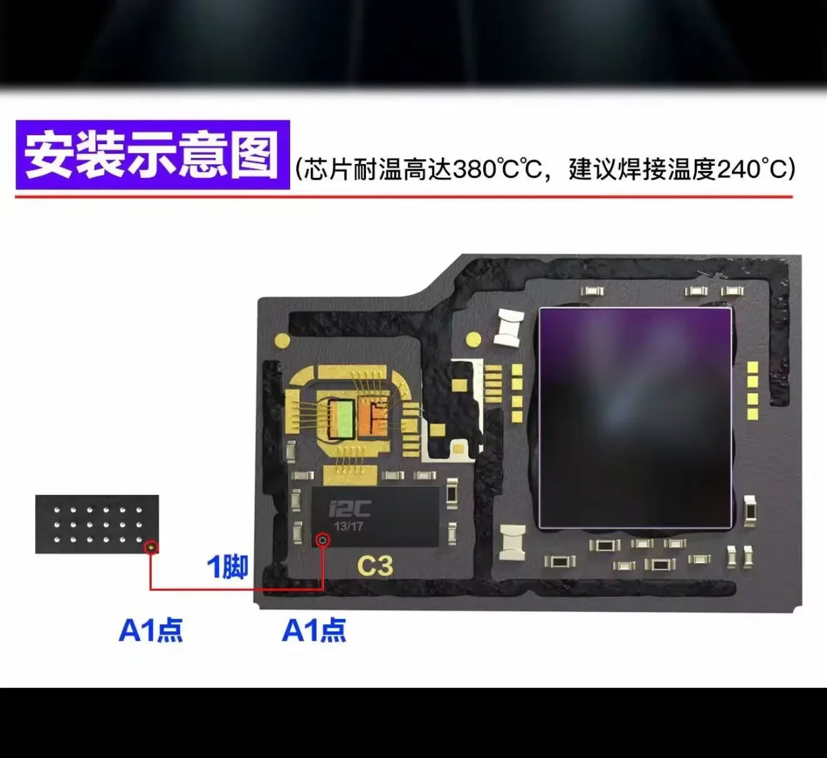 I2C Face ID Dot Projector Repair Chips - 10-Piece Options