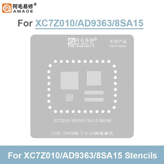 Plataforma magnética de reballing BGA AMAOE XC7Z010/AD9363