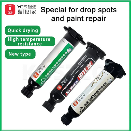 YCS 3S Fast UV Curing Solder Mask Adhesive for PCB & Motherboard Repair