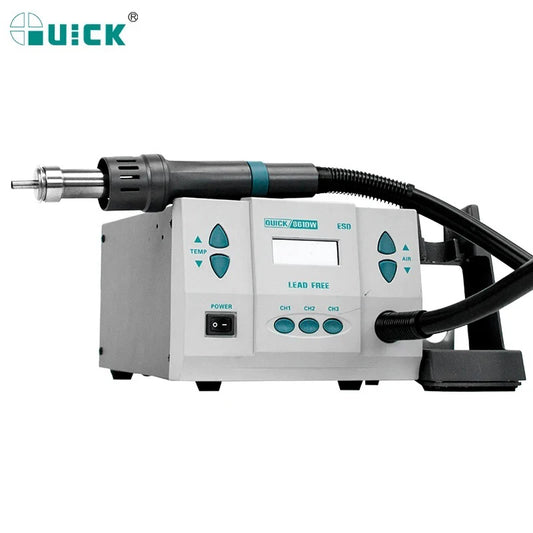 1000W Quick 861 DW Professional Hot Air Gun, Quick 861 Pro Intelligent Rework Desoldering Station, Precise Temperature Control