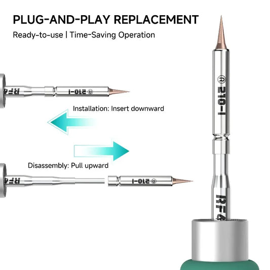 RF4 210T-A/B/C/D Soldering Iron Tips