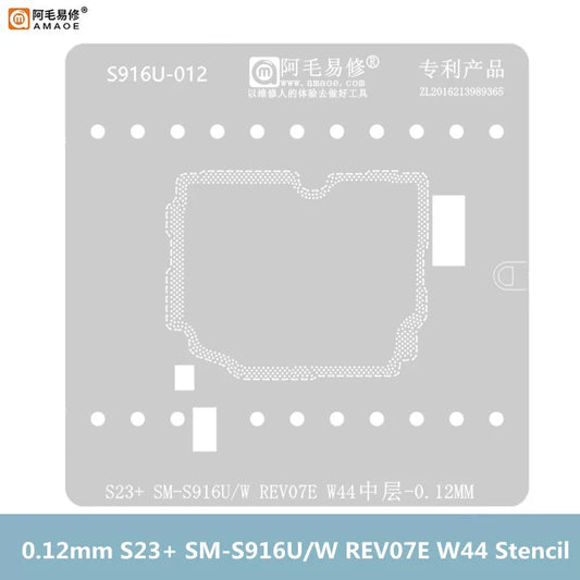 Plataforma de reballing BGA de la capa intermedia AMAOE para Galaxy S23/S23+