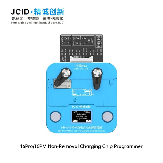 Programador de EEPROM JCID para chip de carga: herramienta de reparación y prueba sin desmontaje para iPhone 16 Pro y 16 Pro Max