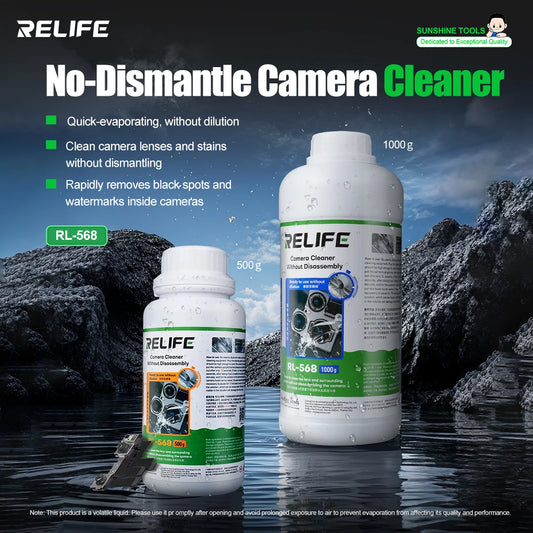 Solución de limpieza para cámaras RELIFE RL-568, 500g/1000g
