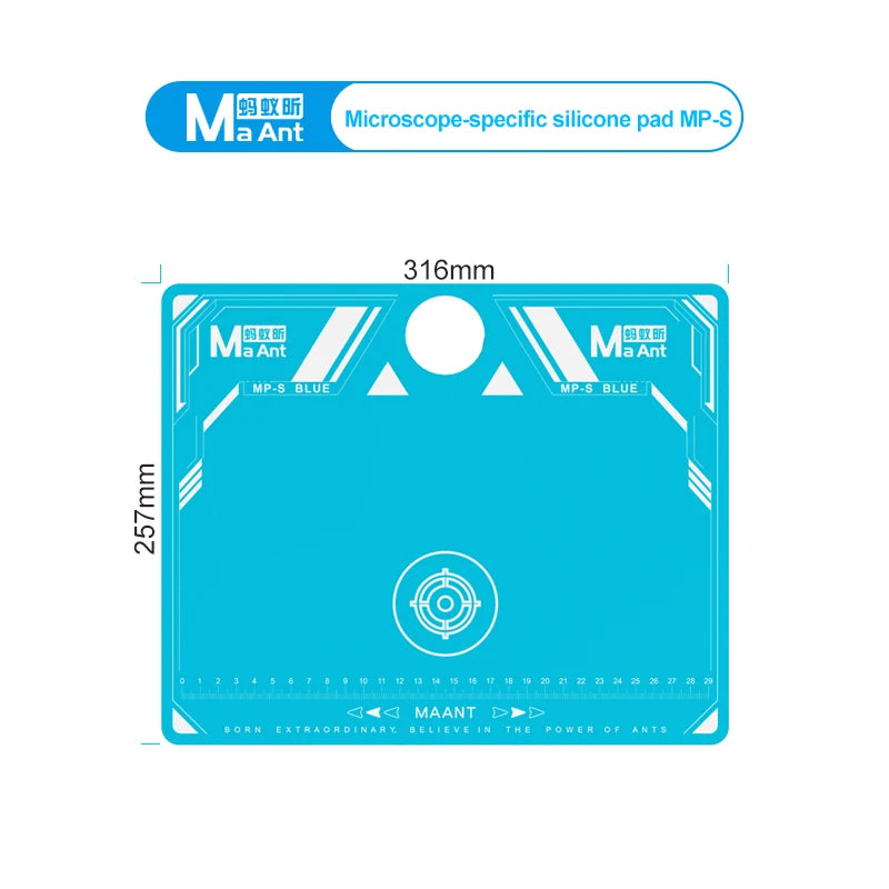 Alfombrillas de reparación para bases de microscopio MAANT MP-L/MP-S