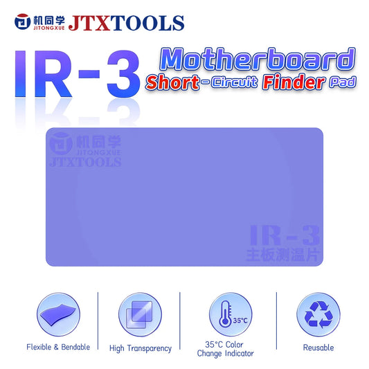 JTX IR-3 Motherboard Short-Circuit Finder Pad, 35°C Color Indicator