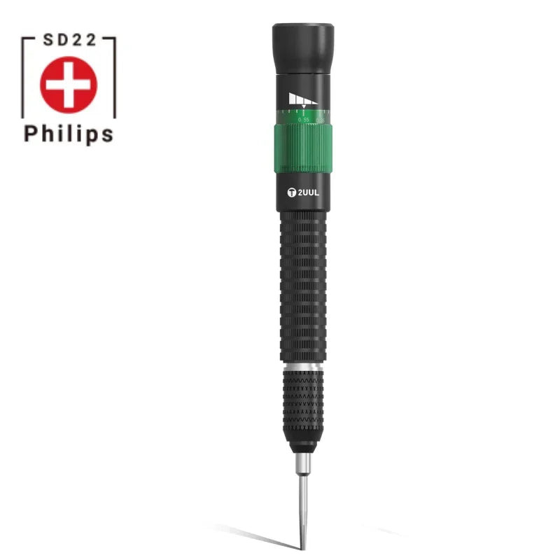 2UUL KAKA Adjustable Torque Screwdriver with Pentagonal 0.8 Cross 1.2 Y 0.6 Tool Precision Screwdriver Phone Disassembly Repair