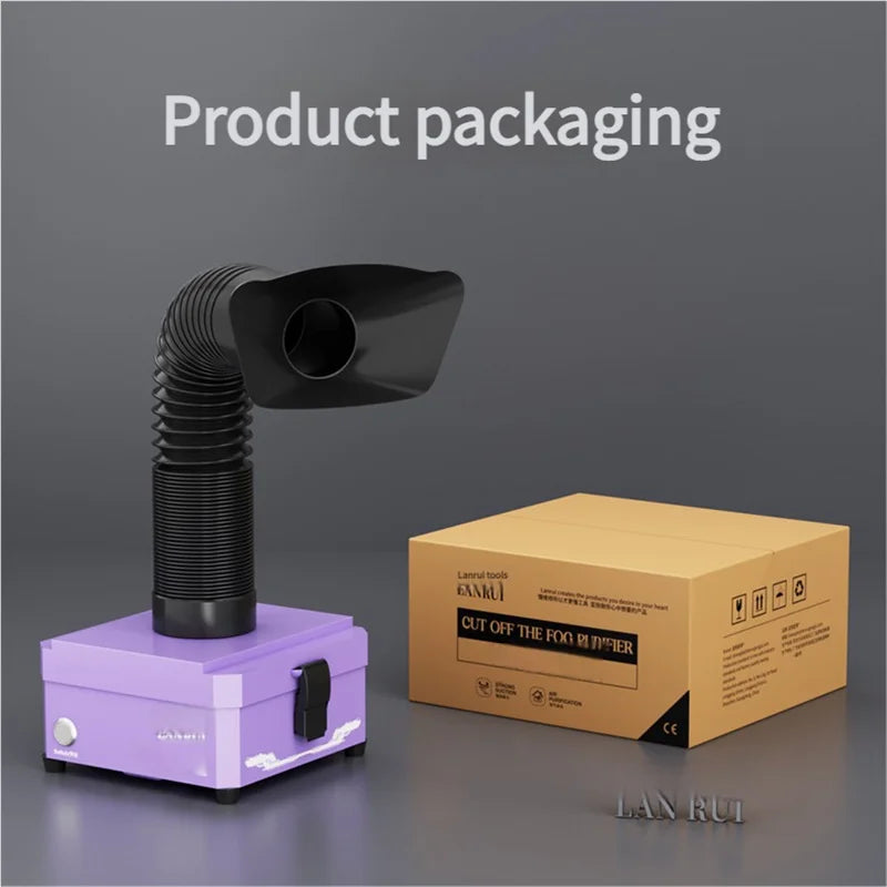 LANRUI L03 Welding Fume Extractor Air Purifier with HEPA Filter for Phone Repair Welding Smoke Dust Purification Instrument