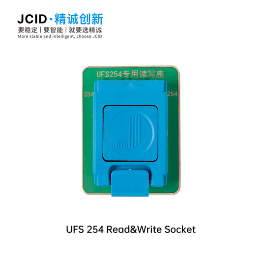 Zócalo de lectura y escritura JCID UFS 153 254 297 compatible con programador U70, herramienta para reparación de chips de memoria de teléfono