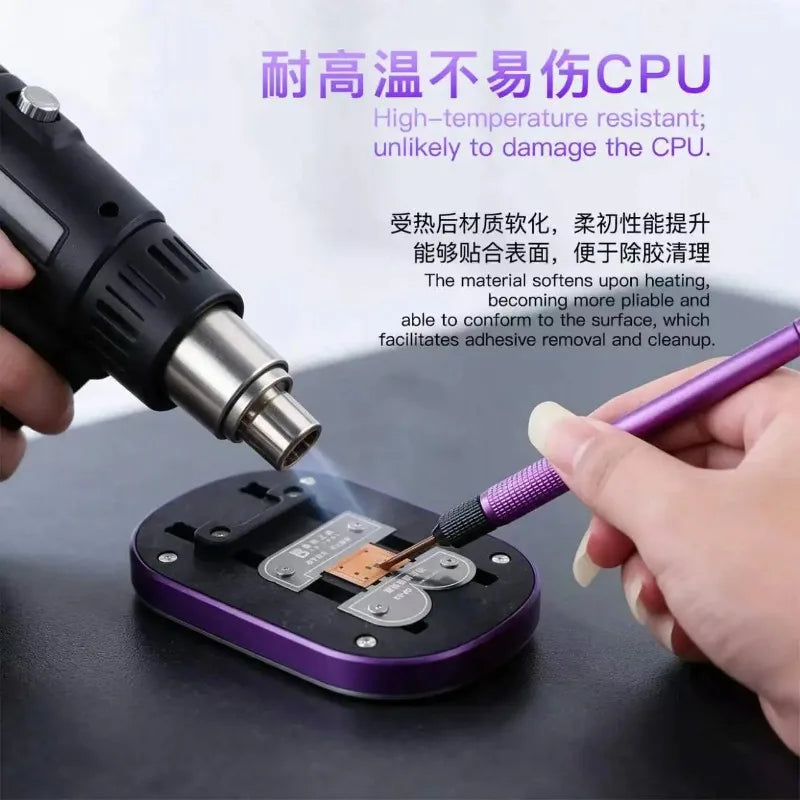 Cuchilla LUBAN L05 antirrayas para desengomado de CPU, eliminador de pegamento para chips de CI BGA, herramienta de reparación de placas base para teléfonos móviles y tabletas