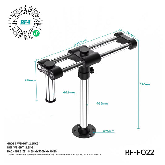 Brazo oscilante para microscopio RF4 RF-F022 y opciones T1