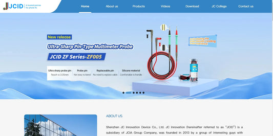 JCID ZF005 Lápiz multímetro Punta tipo aguja ultra afilada Sonda multímetro de 0.05MM Cable de silicona suave anti-quemaduras para multímetro digital