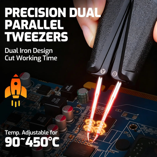 Pinzas de soldadura calefactadas YIHUA 928D-IX, opciones de 25 W / 60 W