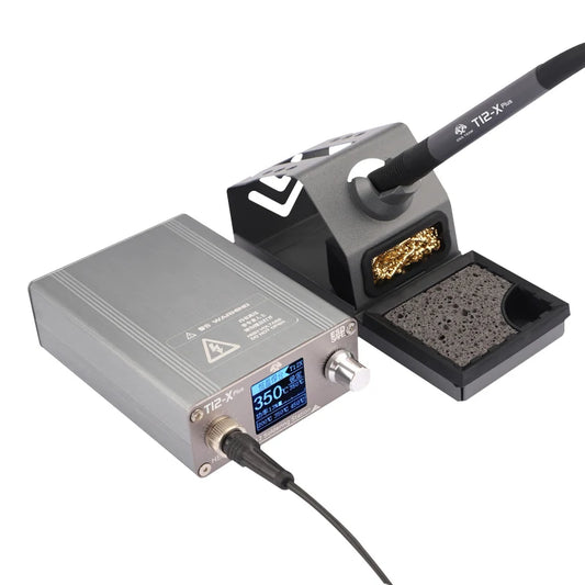 Estación de soldadura OSS T12-X PLUS Soldador electrónico con puntas T12 para reparación de PCB Soldadura de placas de teléfonos móviles Herramientas de reparación