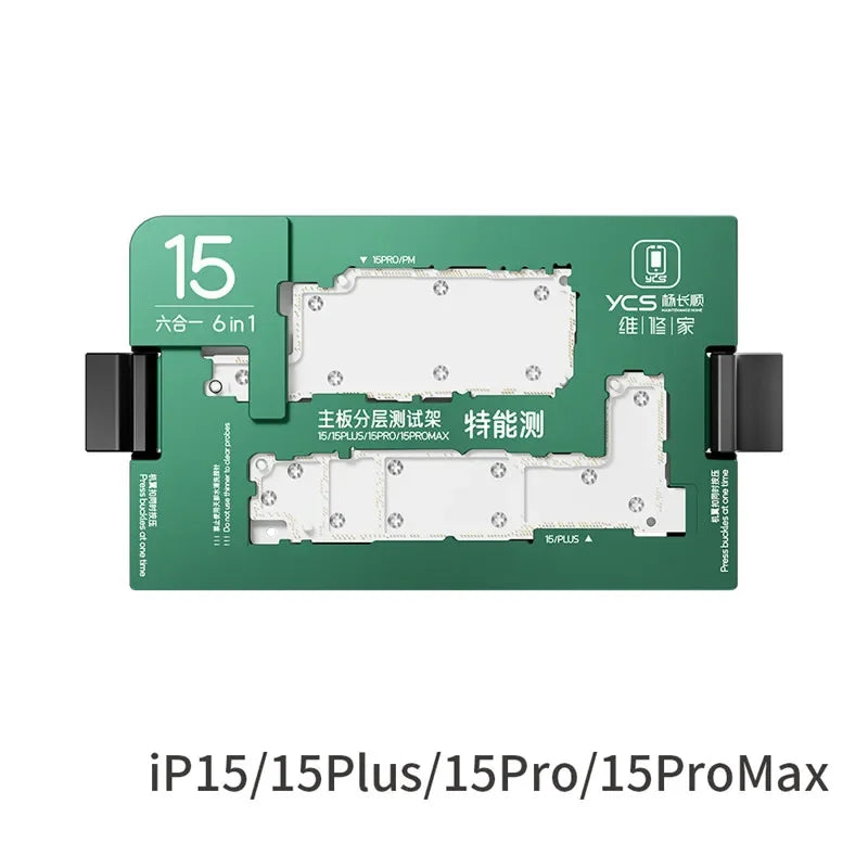 YCS Motherboard Layered Testing Frame For IP X XS 11 12 13 14 15 16 Pro Max Plus Middle Level Radio Frequency Function ISocket