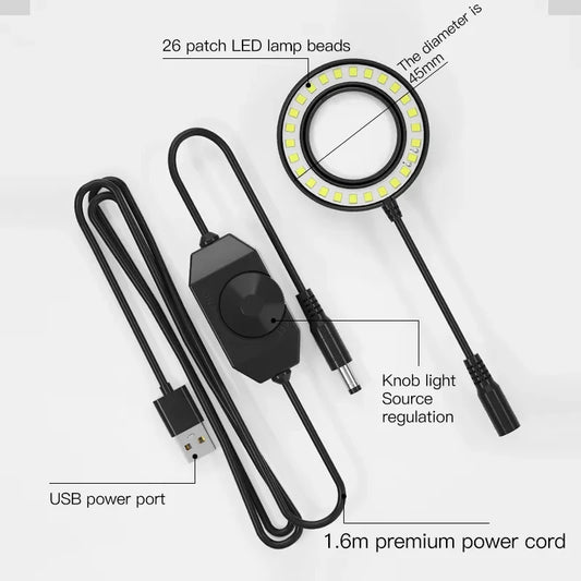 MAANT MY-035 26-LED 5V Microscope Ring Light
