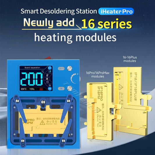 JC Aixun iHeater Pro Android para iPhone X 14 15 16 17 Pro Max Placa Base Calentamiento Estratificado Separación Desmontaje Herramientas de Plataforma