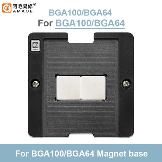 Plataforma magnética de reballing AMAOE 52x60mm BGA100/BGA64