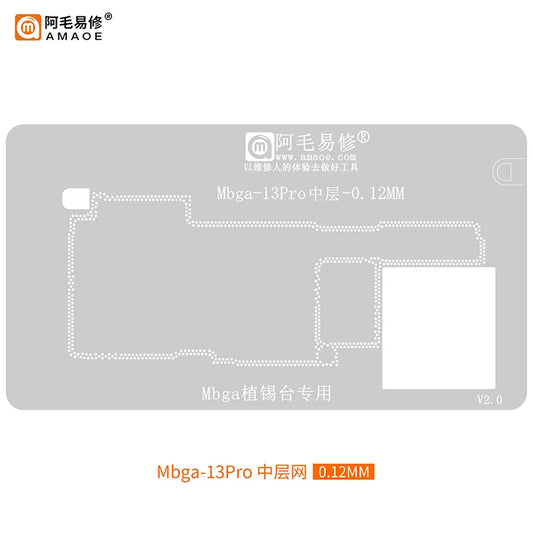 Plantilla BGA para capa intermedia del iPhone X-17 de AMAOE