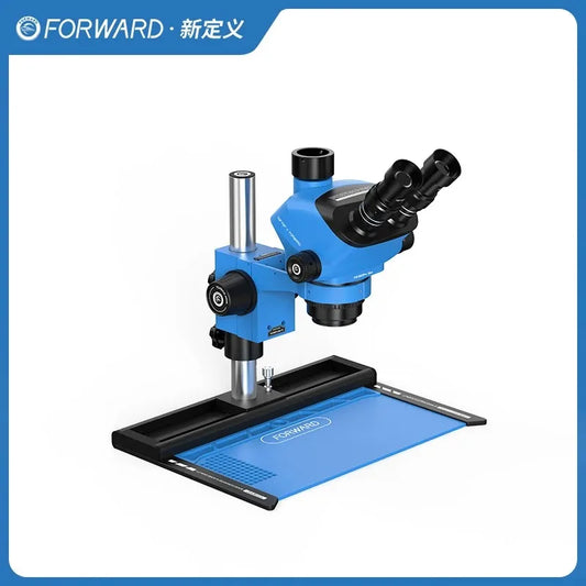 FORWARD × SOPTOP-Desarrollado Microscopio estéreo trinocular de zoom sincrónico FW-S60Promax para herramientas de soldadura y reparación de electrónica de teléfonos