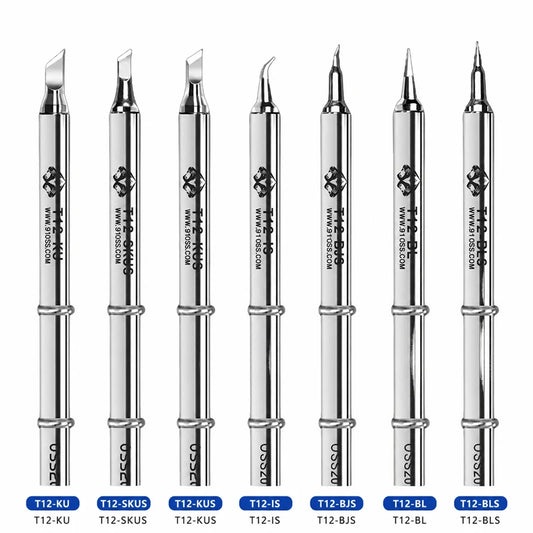 Puntas de soldar OSS Serie T12 T12-KU/KUS/SKUS/IS/BJS/BL/BLS Cabezal de soldar de repuesto para estación de soldadura y retrabajo Hakko FX951