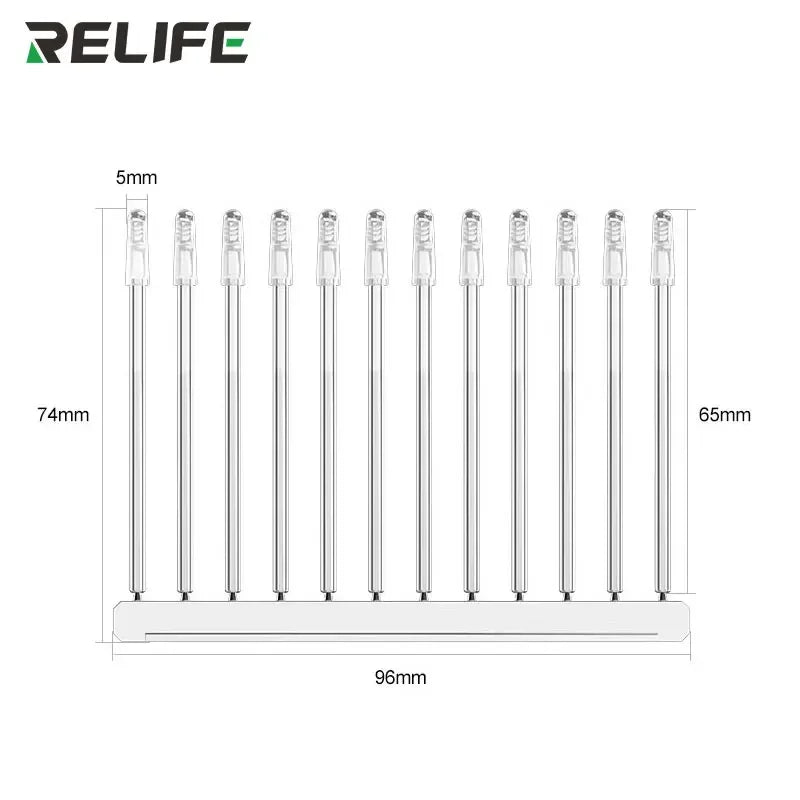 48pcs RELIFE RL-094 Camera Lens Dust Removal Stick Strong Adhesion For Phone Repair Cleaning Tool
