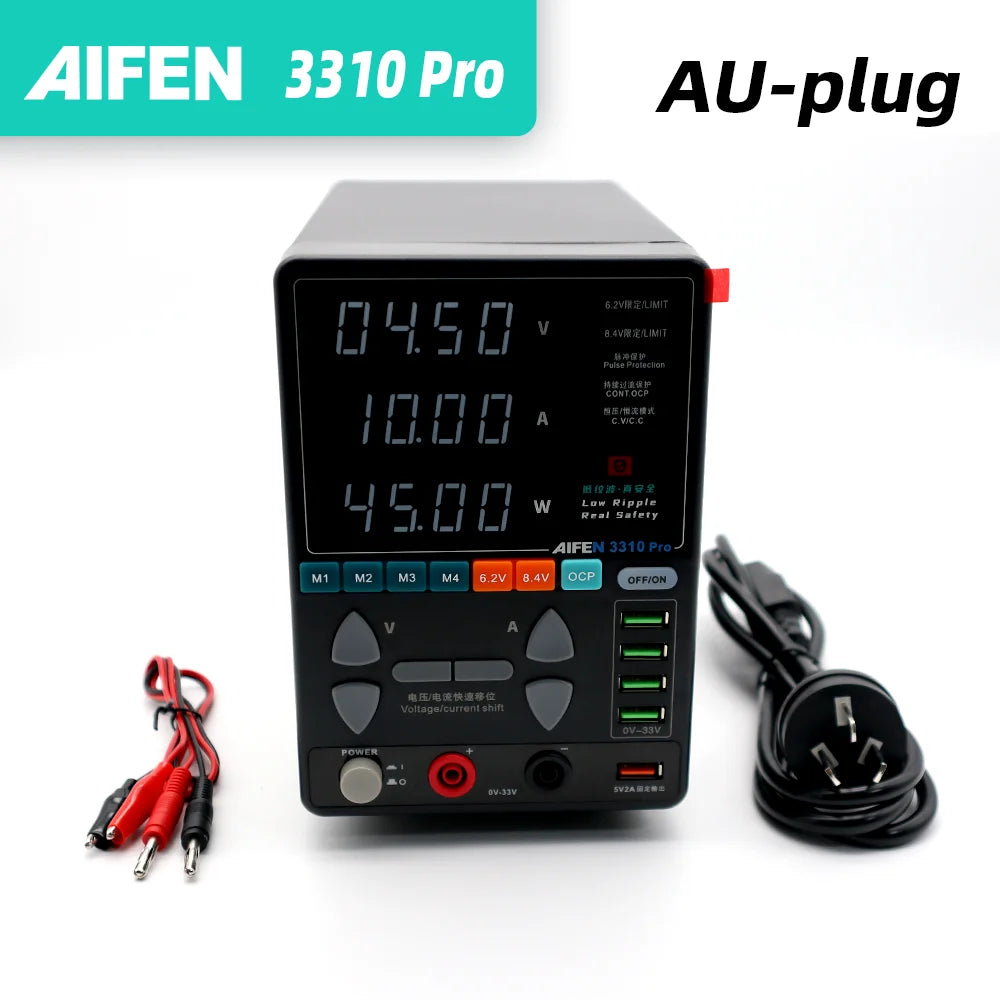 AIFEN 3310PRO Power Supply 33V/10A High Power 330W Low Ripple Pulse Protection High Precision Adjustable Switching DC Power