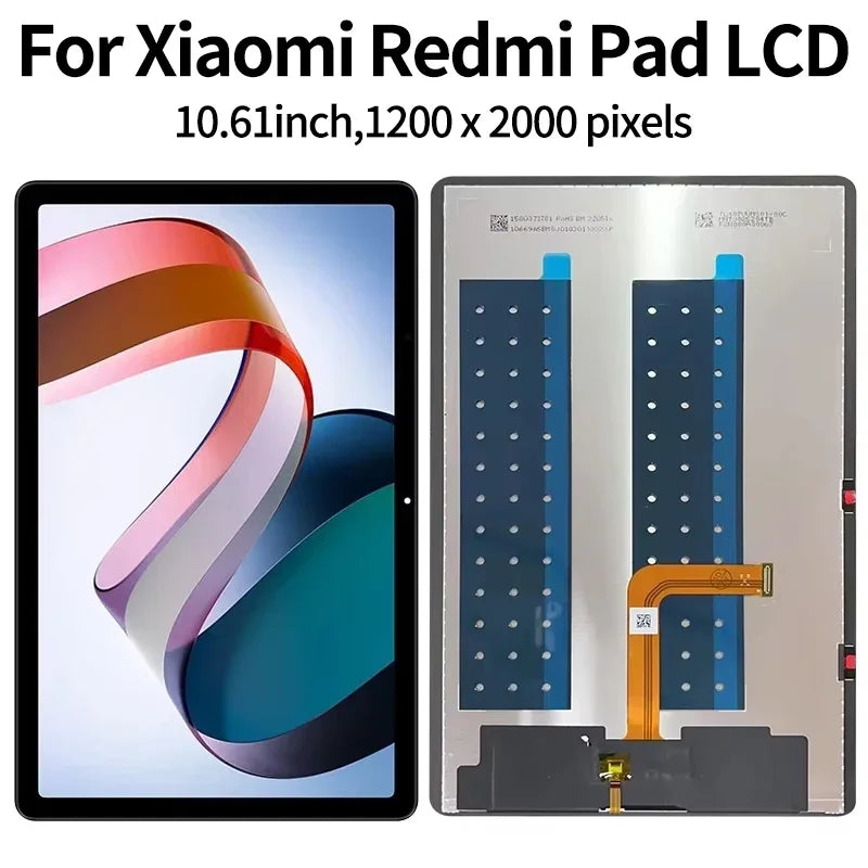 10.6 New For Xiaomi Redmi Pad 22081283G LCD Display Touch Screen Digitizer Assembly Parts