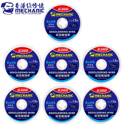 MECHANIC Desoldering Braid Wick (1.5M) - Premium Solder Remover