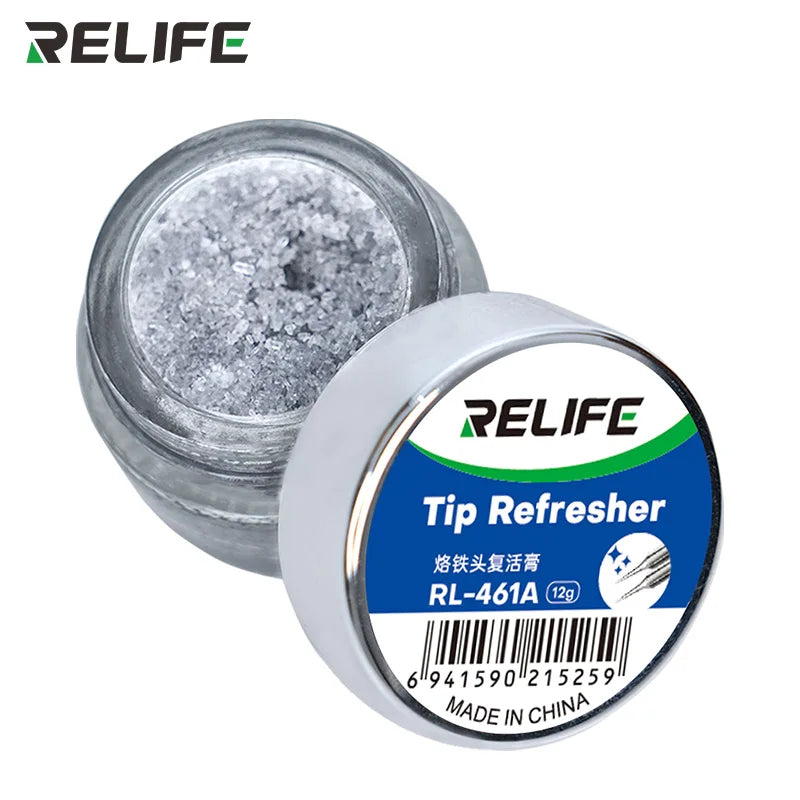 RELIFE RL-461A Soldering Tip Refresher Tool Efficient Residue Removal for Mobile Phone Electronics Repairing Soldering Tips