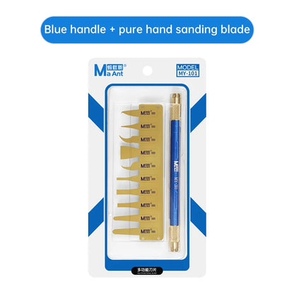 MaAnt MY-101 Multifunctional CPU IC Glue Removal Knife Handle for Mobile Phone Repair Motherboard NAND CPU Cleaning Prying Tool