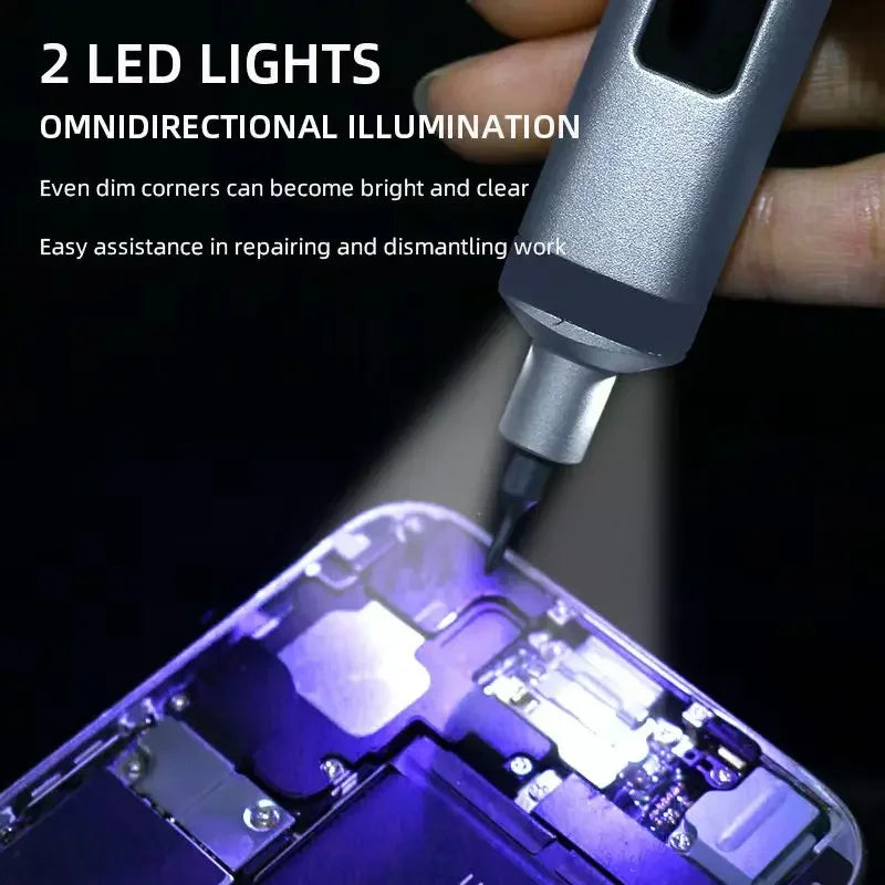 NASAN Rechargeable Precision Screwdriver with 25 Bits
